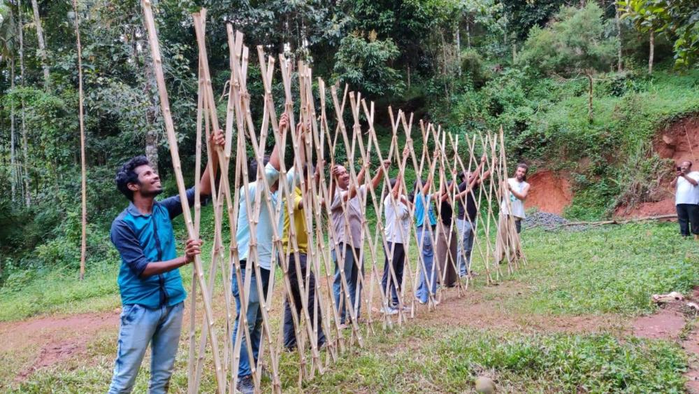 Bamboo workshop at Wayanad - Sep 2019